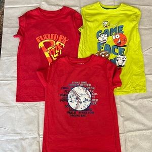 3 Cat and Jack Shirts Size Medium (8/10)
